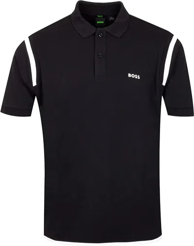 Hugo Boss Men's Pirax 1 Short Sleeve Polo, Black