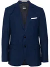 Hugo Boss Hutson Melange Micro Neat Slim Fit Sport Coat In 412