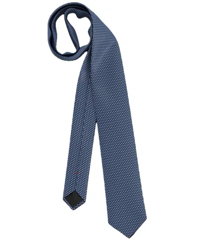 Hugo Boss Men's Polka-dot Slim Tie In Blue
