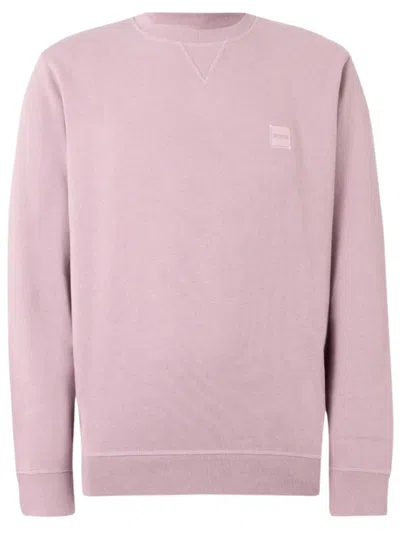 Hugo Boss Logo-patch Sweatshirt In Animal Print