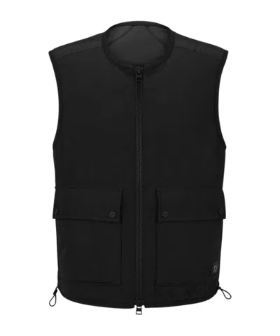 Hugo Boss Men's Quilted Sleeveless Tailored Fit Gilet In Black