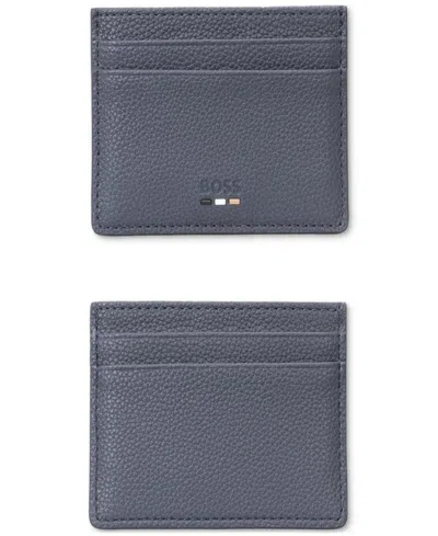 Hugo Boss Men's Ray Card Holder In Blue