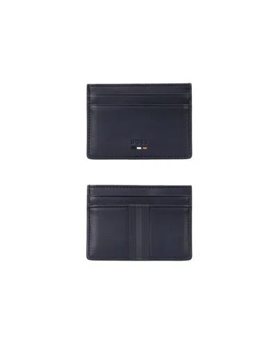 Hugo Boss Men's Ray S Card Holder Wallet In Blue