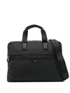 Hugo Boss Men's Ray Top Handle Document Case, Black In Black