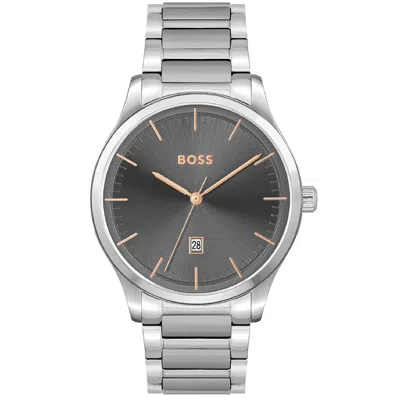 Hugo Boss Men's Reason Grey Dial Watch