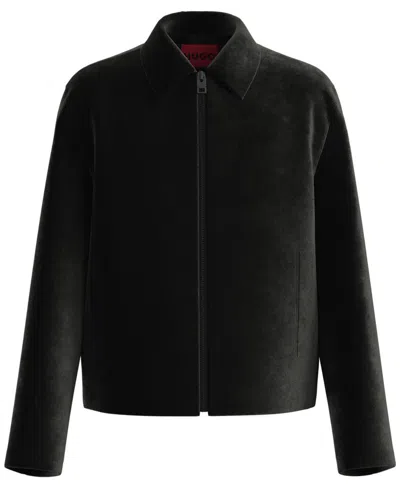 Hugo Boss Men's Regular-fit Jacket In Black