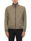 Hugo Boss Reversible Blouson Jacket With Water-repellent Finish In Green