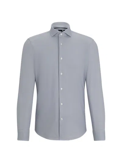 HUGO BOSS MEN'S REGULAR FIT SHIRT IN PERFORMANCE STRETCH MATERIAL