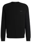 Hugo Boss Men's Ritor Crewneck Sweater, Black In Black