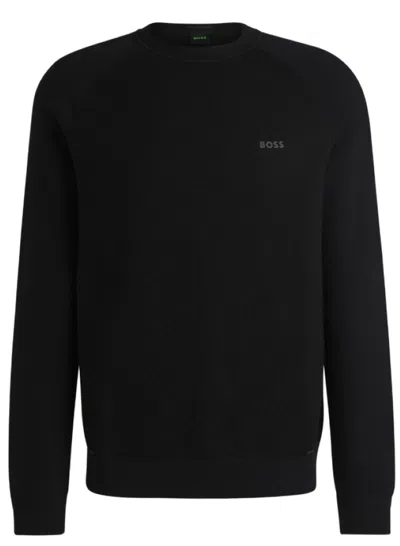 Hugo Boss Men's Ritor Crewneck Sweater, Black