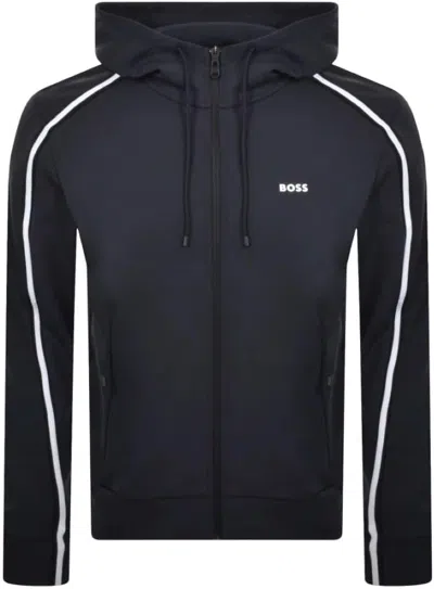 Hugo Boss Men's Saggy 1 Full Zip Sweatshirt, Blue