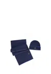 Hugo Boss Blue Wool Hats & Cap In Blue