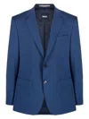 Hugo Boss Arti Stretch Wool Extra Slim Fit Suit Jacket In 463 Open Blue