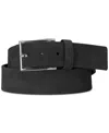 Hugo Boss Men's Sized Suede Belt In Black