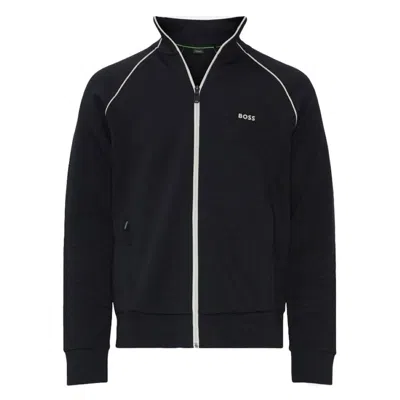 Hugo Boss Men's Skaz 1 Full-zip Sweatshirt, Black In Schwarz