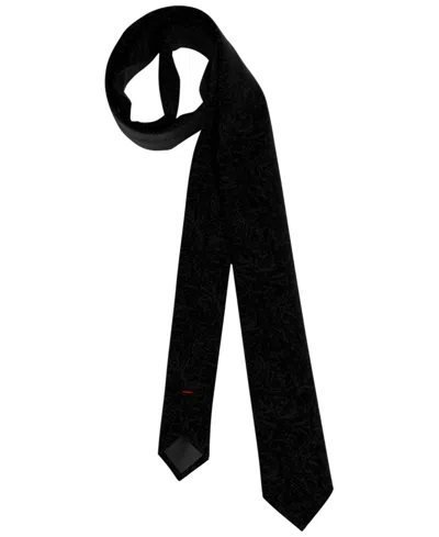 Hugo Boss Men's Skinny Tie In Black