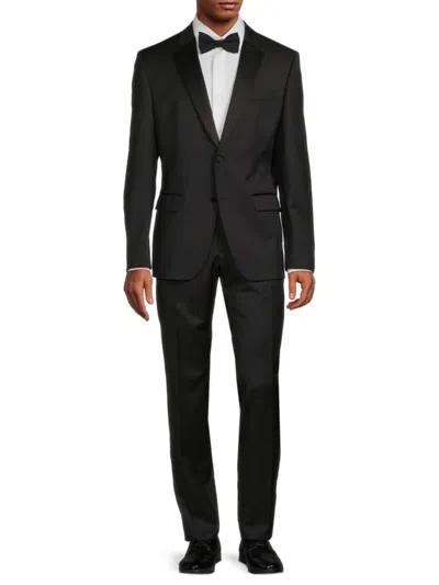 Hugo Boss Men's Slim Fit Virgin Wool Solid Suit In Black