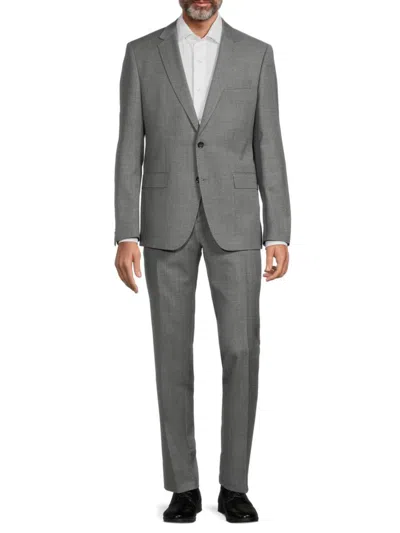 Hugo Boss Men's Slim Fit Virgin Wool Suit In Grey
