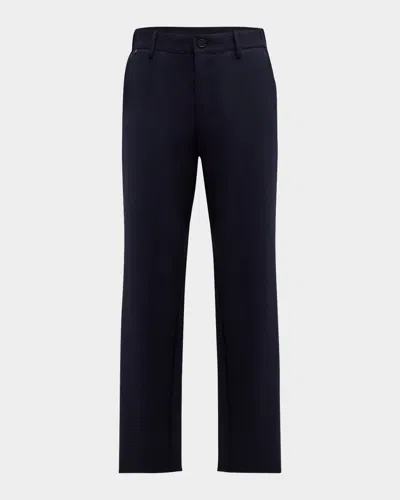 Hugo Boss Men's Solid Cotton Pants In Dk Bu