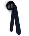 Hugo Boss Men's Solid Pattern Slim Tie In Blue