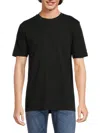 Hugo Boss Rn Bamboo 3-pack Mens T-shirts In Black