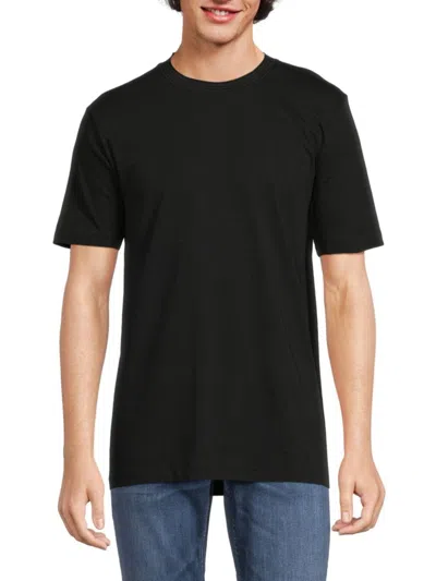 Hugo Boss Rn Bamboo 3-pack Mens T-shirts In Black