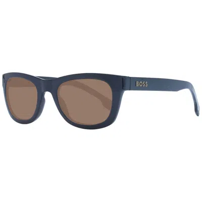 Hugo Boss Men's Square Sunglasses In Black