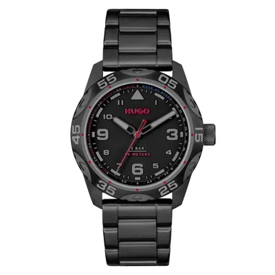 Hugo Boss Men's Stainless Steel Watch In Black