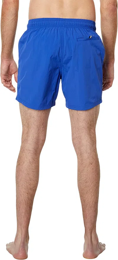 Hugo Boss Blue Quick Drying Swim Shorts In 423-medium Blue