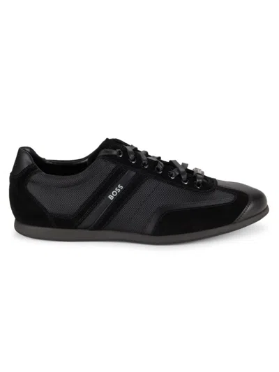 Hugo Boss Men's Stiven Low Top Sneakers In Black