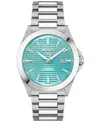 Hugo Boss Men's Strike Quartz Basic Calendar Stainless Steel Watch 41mm In Silver-tone