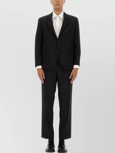 HUGO BOSS MEN'S SUIT JACKET CHEST POCKET FLAP POCKETS NOTCH LAPEL