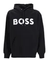 Hugo Boss Sullivan Hoodie Sweatshirt In Black In Black