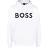 HUGO BOSS MEN'S SULLIVAN 16 HOODIE SWEATSHIRT, WHITE