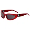Hugo Boss Red-acetate Optical Frames With 3d Monogram In Red