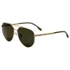 Hugo Boss Boss Gold Stainless Steel Sunglasses In Brown