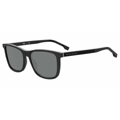 Hugo Boss Men's Sunglasses  Boss-1299-u-s-086-sp  55 Mm Gbby2 In Black