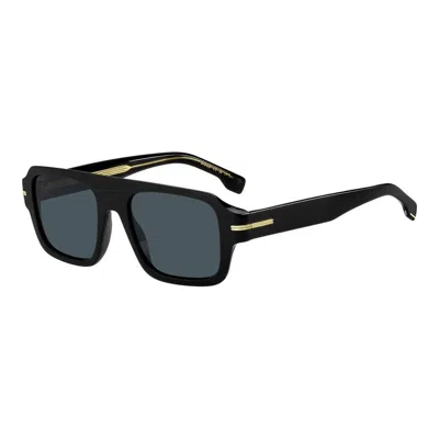 Hugo Boss Men's Sunglasses  Boss 1595_s Gbby2 In Black