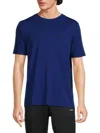 Hugo Boss Men's Tape Stripe Crewneck T Shirt In Turquoise
