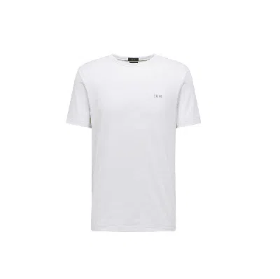 HUGO BOSS MEN'S TARIQ LEISURE JERSEY T-SHIRT, WHITE