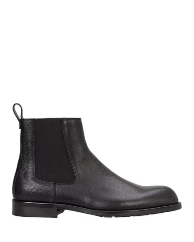 HUGO BOSS MEN'S TAYIL LEATHER CHELSEA BOOTS