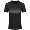 Hugo Boss Men's Tee 3 Graphic Logo T-shirt, Black In Black