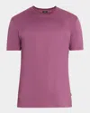 Hugo Boss Men's Tessler Jersey Crewneck T-shirt In Bright Purple