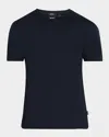 Hugo Boss Tessler Slim Fit Solid T-shirt In Dk Bu