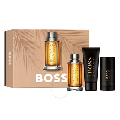 Hugo Boss Men's The Scent Gift Set Fragrances 3616304099441 In White