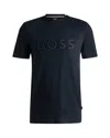Hugo Boss Men's Thompson 60 Crew Neck T-shirt, Dark Blue In Blue
