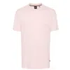 Hugo Boss Logo-print Cotton T-shirt In Pink