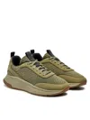 Hugo Boss X Acbc Speckled-effect Sneakers In Green
