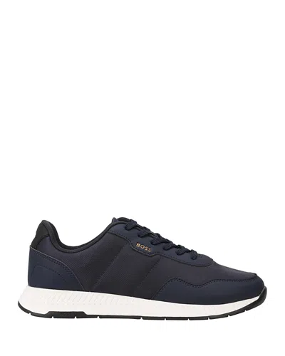 Hugo Boss Titanium Runn Sneakers In Blue