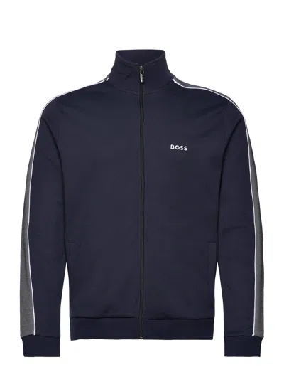 Hugo Boss Men's Tracksuit Jacket In Dark Blue